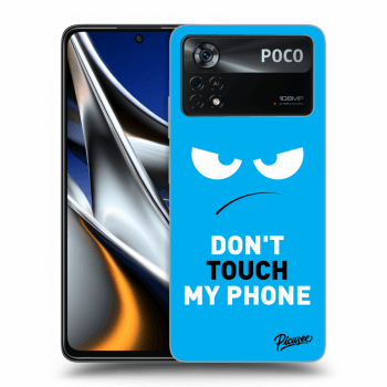 Picasee ULTIMATE CASE pro Xiaomi Poco X4 Pro 5G - Angry Eyes - Blue