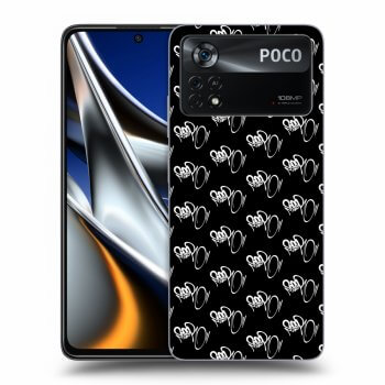Picasee silikónový čierny obal pre Xiaomi Poco X4 Pro 5G - Separ - White On Black