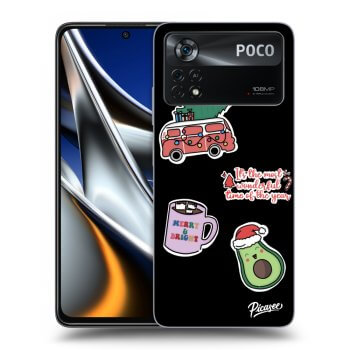 Obal pre Xiaomi Poco X4 Pro 5G - Christmas Stickers