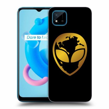 Obal pre Realme C11 (2021) - EARTH - Gold Alien 3.0