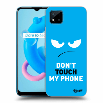 Picasee ULTIMATE CASE pro Realme C11 (2021) - Angry Eyes - Blue