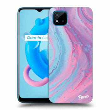 Obal pre Realme C11 (2021) - Pink liquid