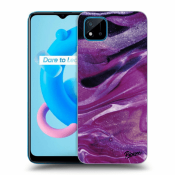 Obal pre Realme C11 (2021) - Purple glitter