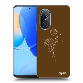 Picasee ULTIMATE CASE pro Huawei Nova 9 SE - Brown flowers