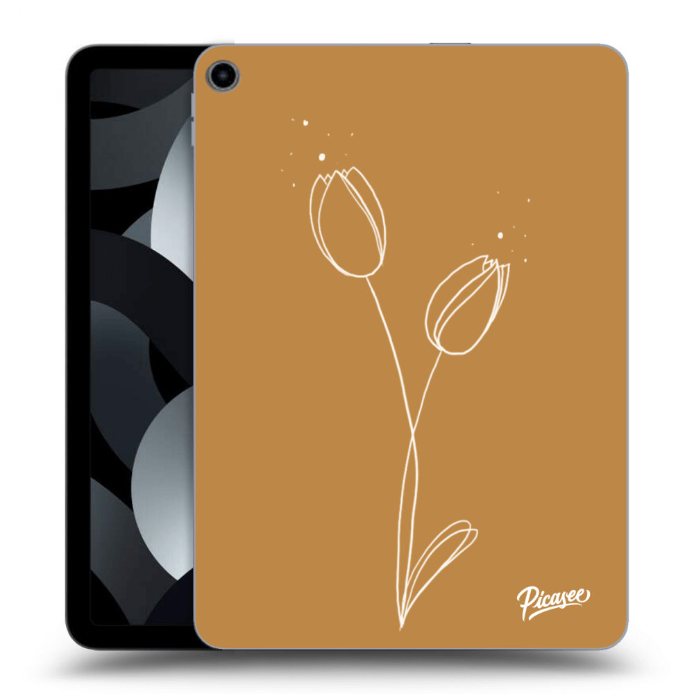 Picasee silikónový prehľadný obal pre Apple iPad Air 5 10.9" 2022 - Tulips