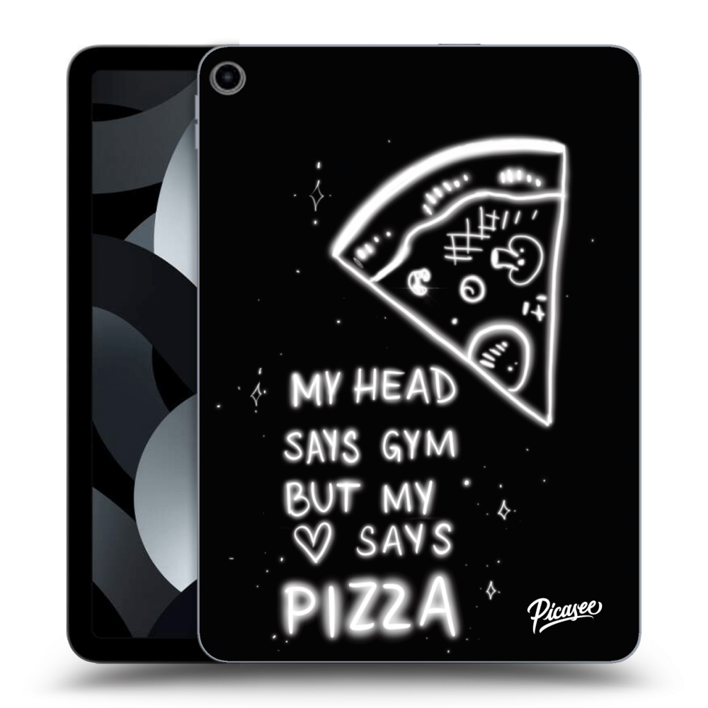 Picasee silikónový prehľadný obal pre Apple iPad Air 5 10.9" 2022 - Pizza