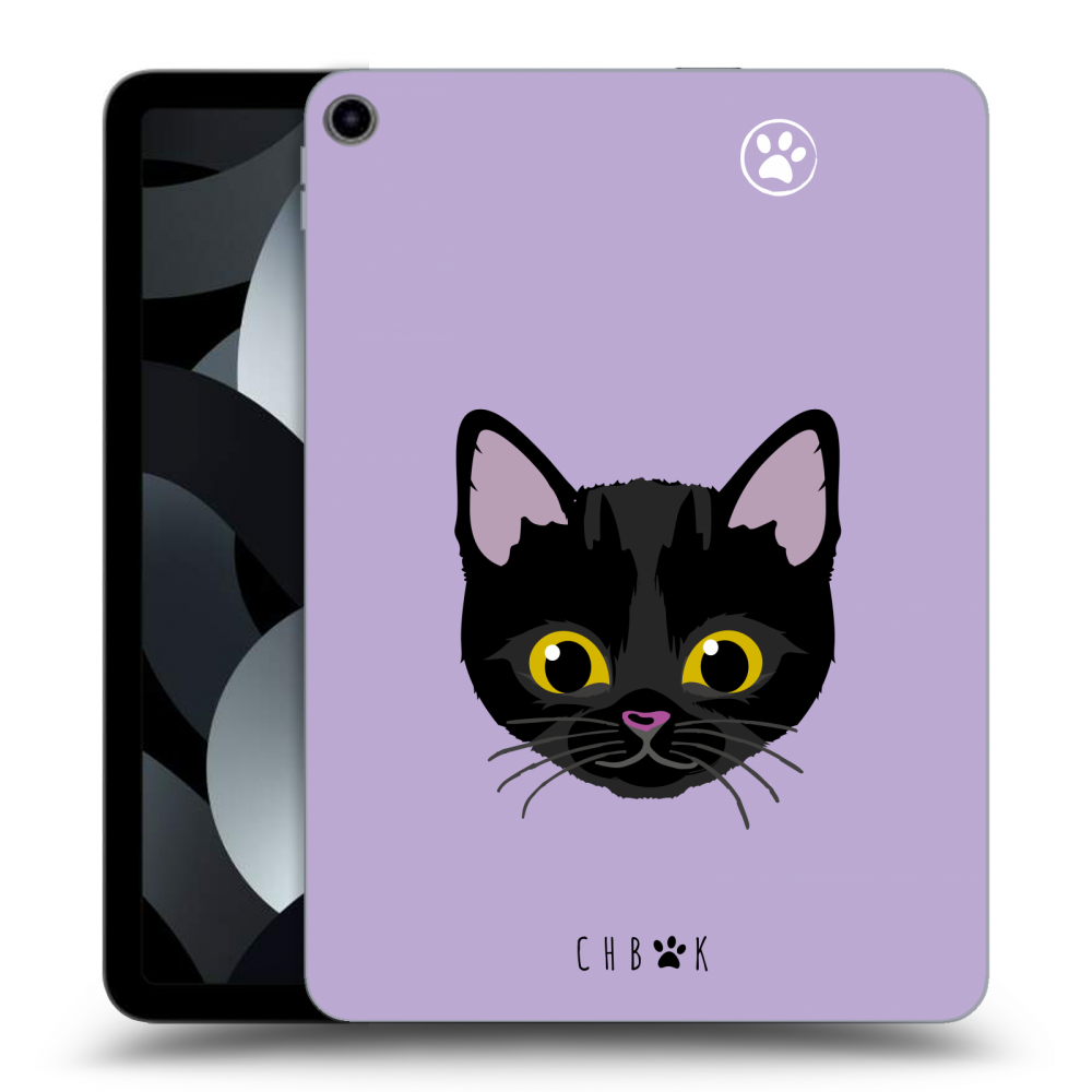Picasee silikónový prehľadný obal pre Apple iPad Air 5 10.9" 2022 - Chybí mi kočky - Fialová