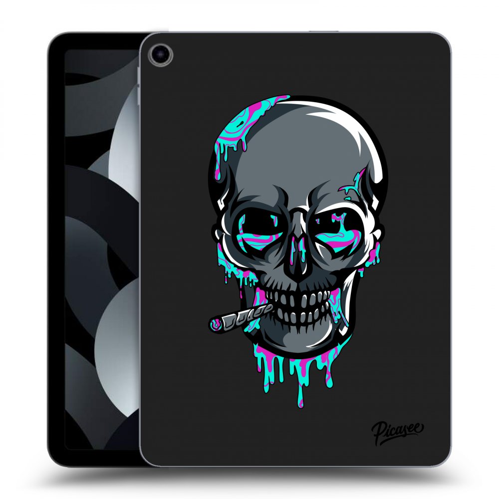 Picasee silikónový čierny obal pre Apple iPad Air 5 10.9" 2022 - EARTH - Lebka 3.0