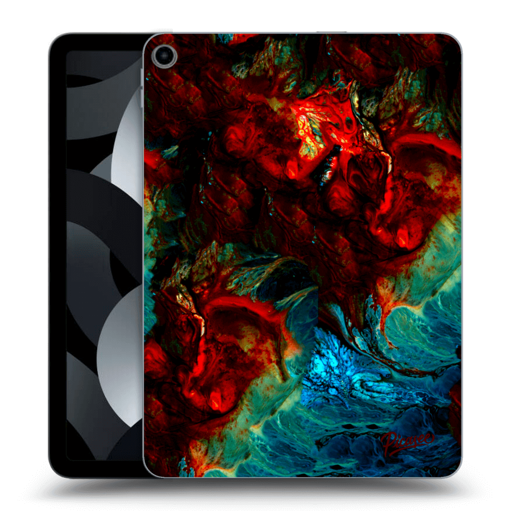 Picasee silikónový čierny obal pre Apple iPad Air 5 10.9" 2022 - Universe