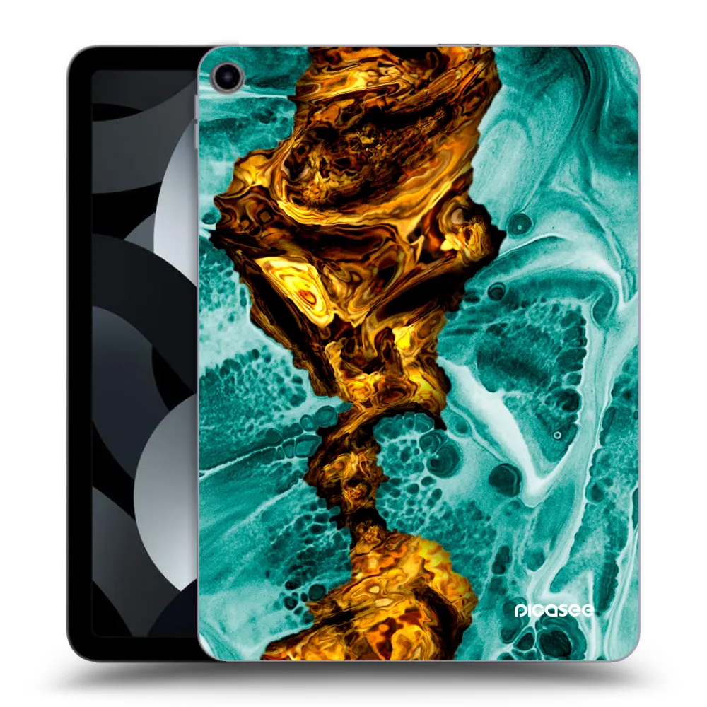 Picasee silikónový prehľadný obal pre Apple iPad Air 5 10.9" 2022 - Goldsky