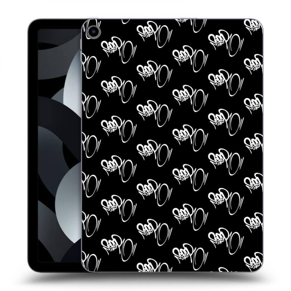 Picasee silikónový čierny obal pre Apple iPad Air 5 10.9" 2022 - Separ - White On Black