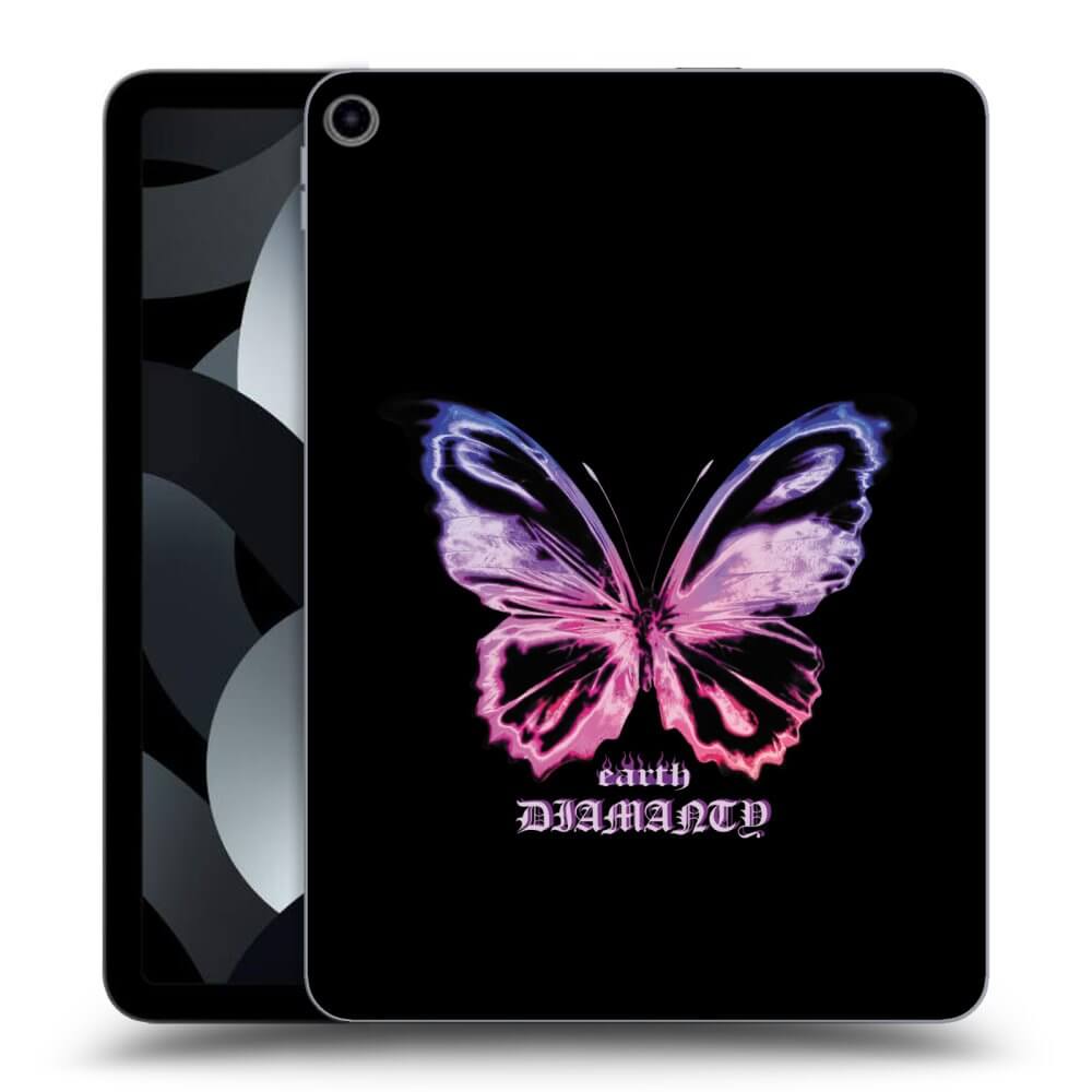 Picasee silikónový prehľadný obal pre Apple iPad Air 5 10.9" 2022 - Diamanty Purple