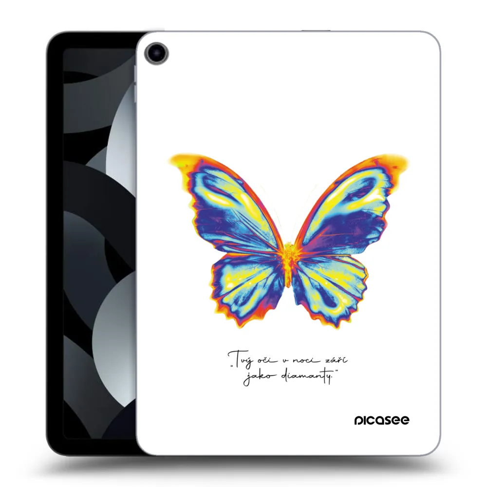 Picasee silikónový prehľadný obal pre Apple iPad Air 5 10.9" 2022 - Diamanty White