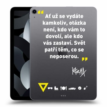 Obal pre Apple iPad Air 5 10.9" 2022 - Kazma - SVĚT PATŘÍ TĚM, CO SE NEPOSEROU