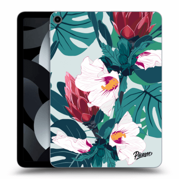 Picasee silikónový prehľadný obal pre Apple iPad Air 5 10.9" 2022 - Rhododendron
