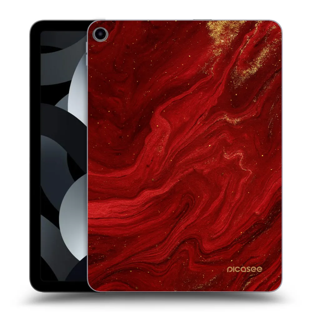 Picasee silikónový prehľadný obal pre Apple iPad Air 5 10.9" 2022 - Red