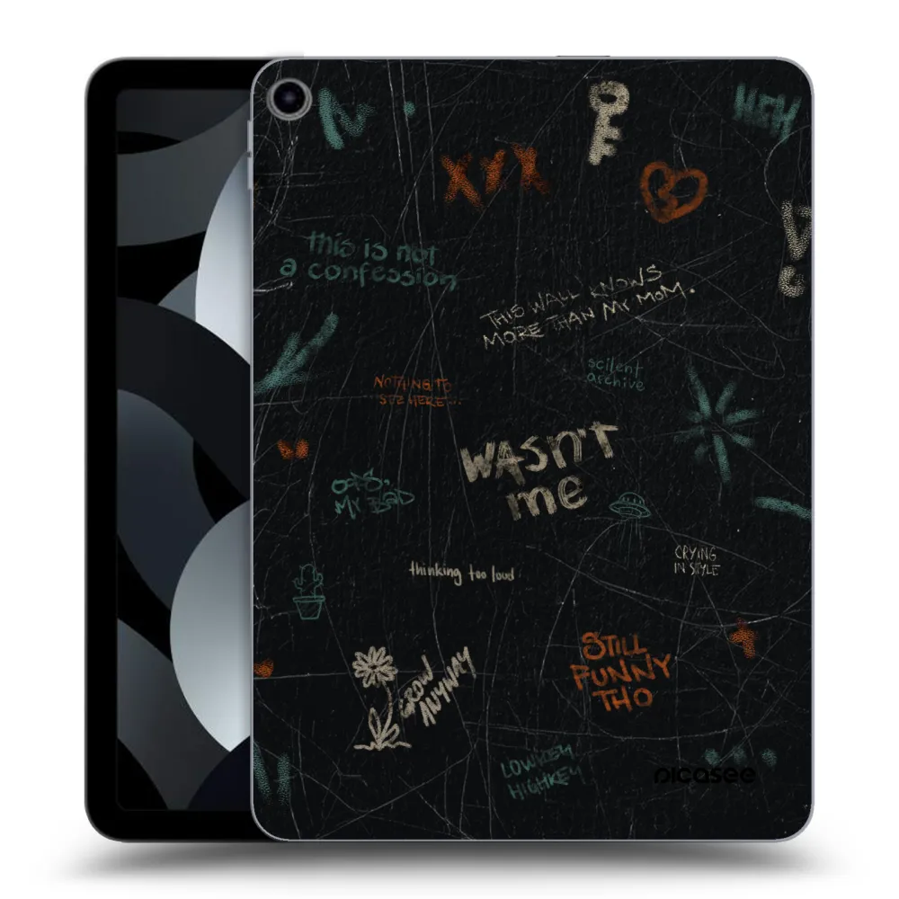 Picasee silikónový prehľadný obal pre Apple iPad Air 5 10.9" 2022 - CONFESSION
