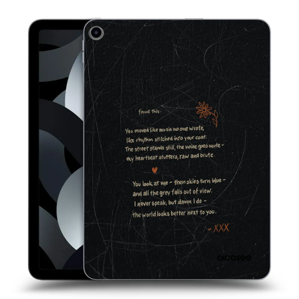 Picasee silikónový prehľadný obal pre Apple iPad Air 5 10.9" 2022 - POET