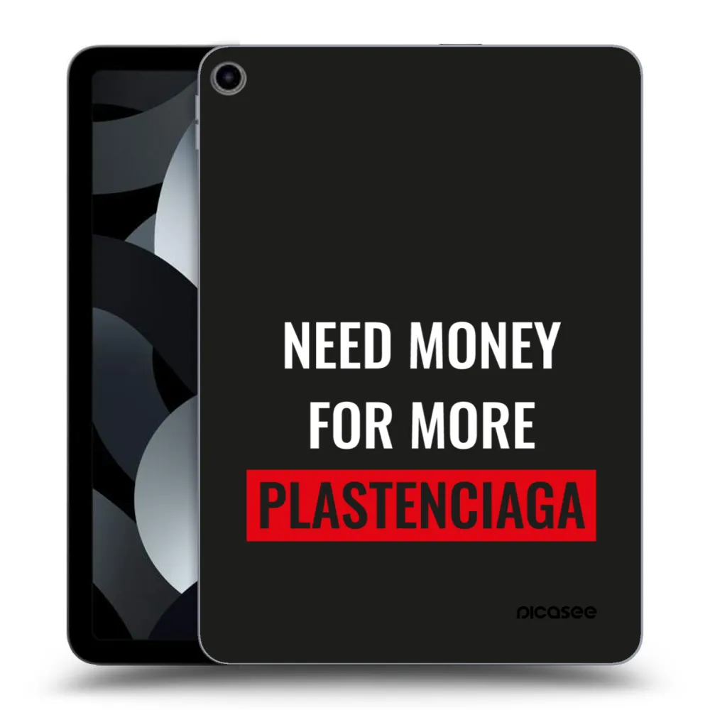 Picasee silikónový prehľadný obal pre Apple iPad Air 5 10.9" 2022 - More PLASTENCIAGA