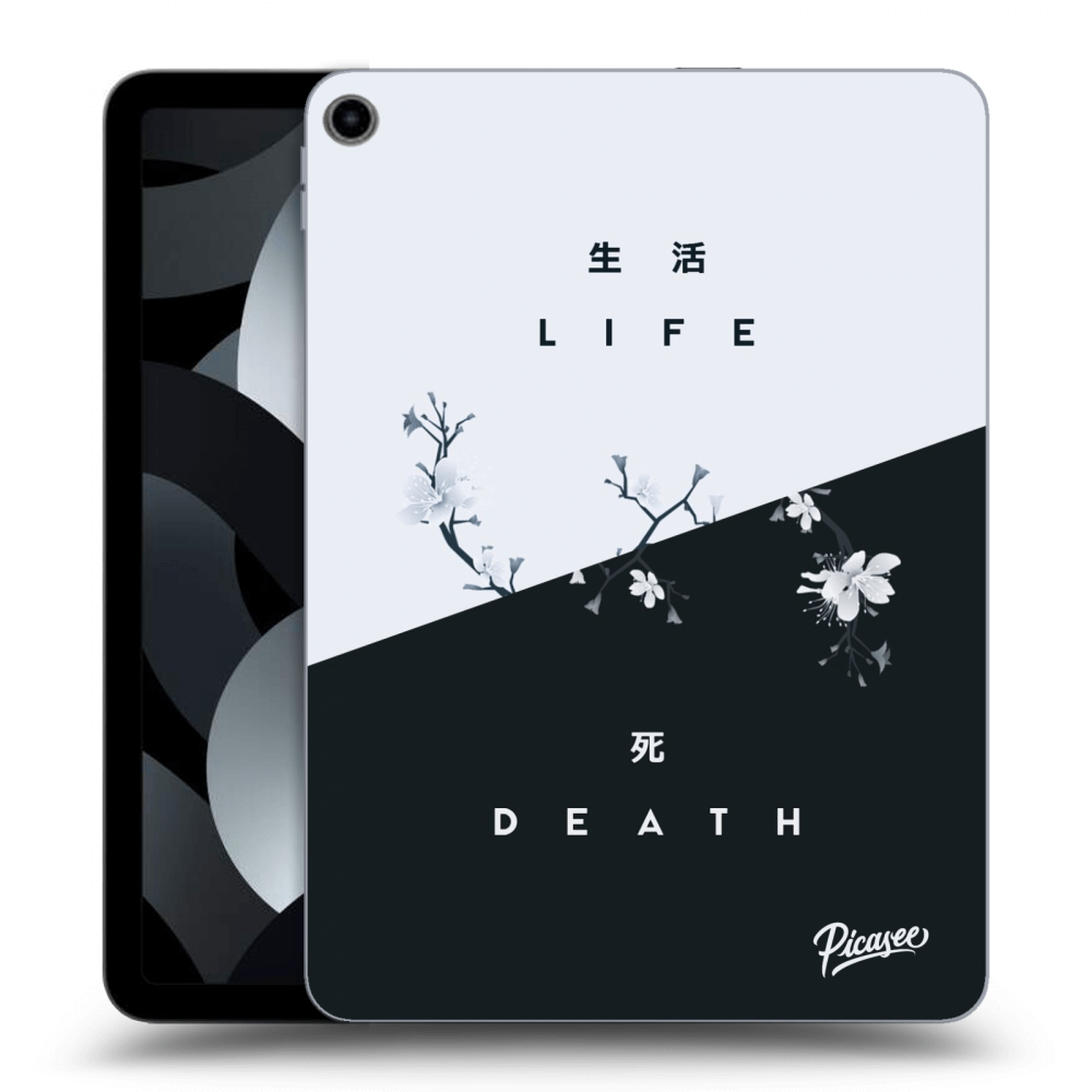 Picasee silikónový čierny obal pre Apple iPad Air 5 10.9" 2022 - Life - Death