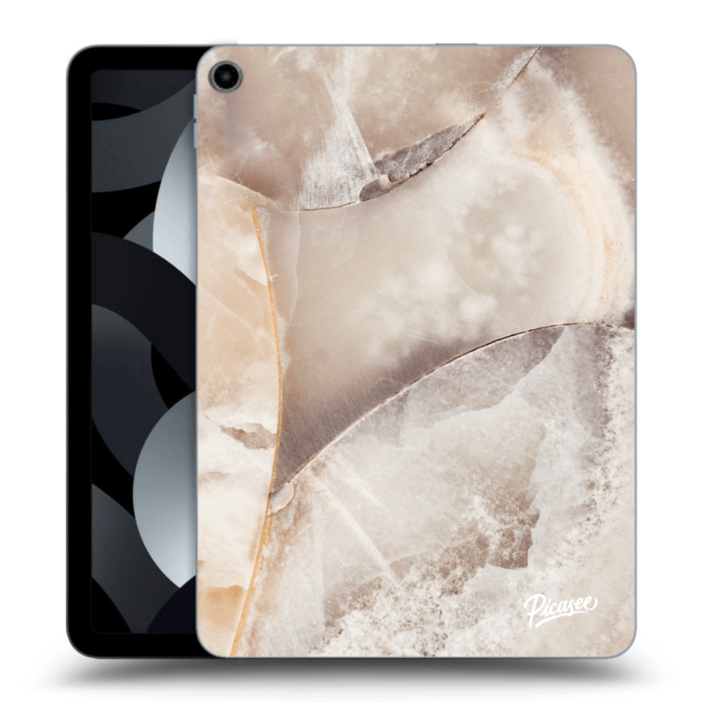 Picasee silikónový prehľadný obal pre Apple iPad Air 5 10.9" 2022 - Cream marble