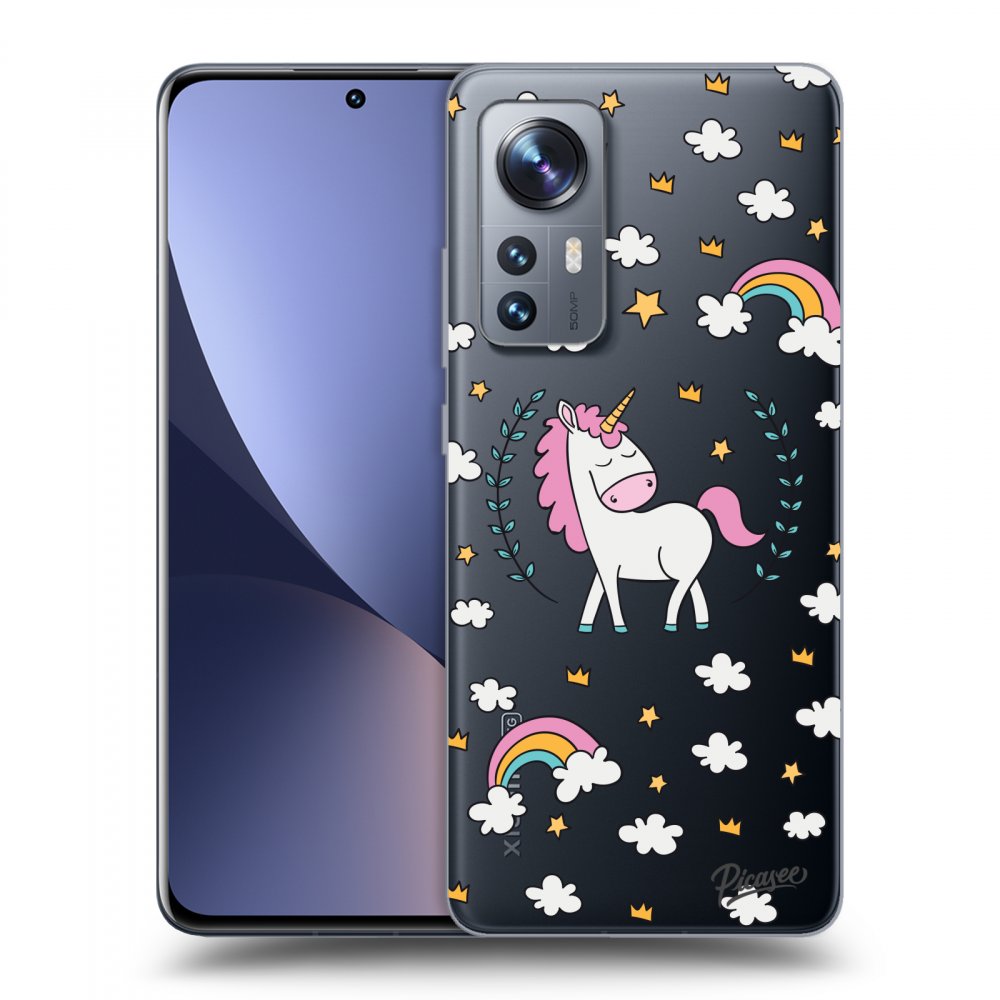 Picasee silikónový prehľadný obal pre Xiaomi 12 - Unicorn star heaven