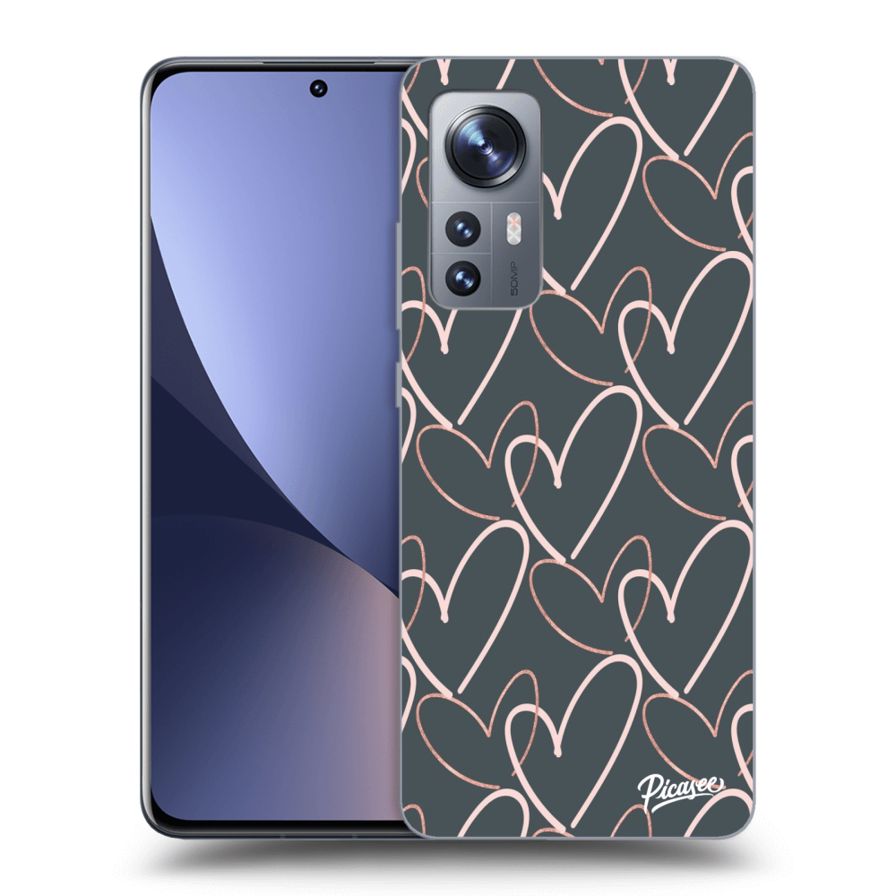 Picasee silikónový prehľadný obal pre Xiaomi 12 - Lots of love