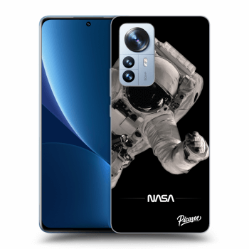 Picasee silikónový čierny obal pre Xiaomi 12 Pro - Astronaut Big