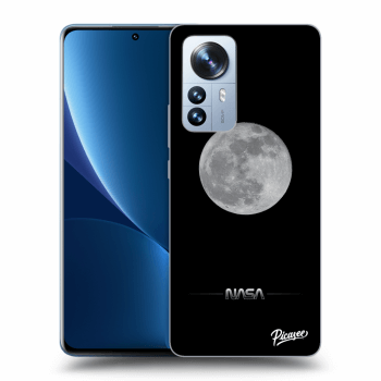 Picasee silikónový čierny obal pre Xiaomi 12 Pro - Moon Minimal