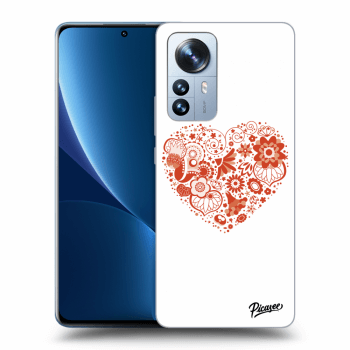 Picasee silikónový prehľadný obal pre Xiaomi 12 Pro - Big heart