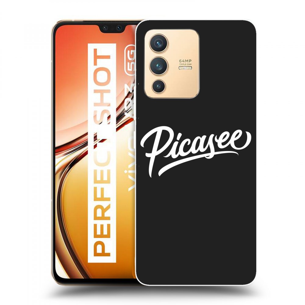 Picasee silikónový čierny obal pre Vivo V23 5G - Picasee - White