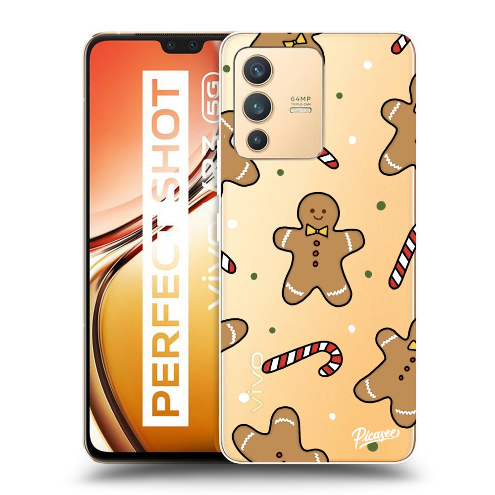 Picasee silikónový prehľadný obal pre Vivo V23 5G - Gingerbread