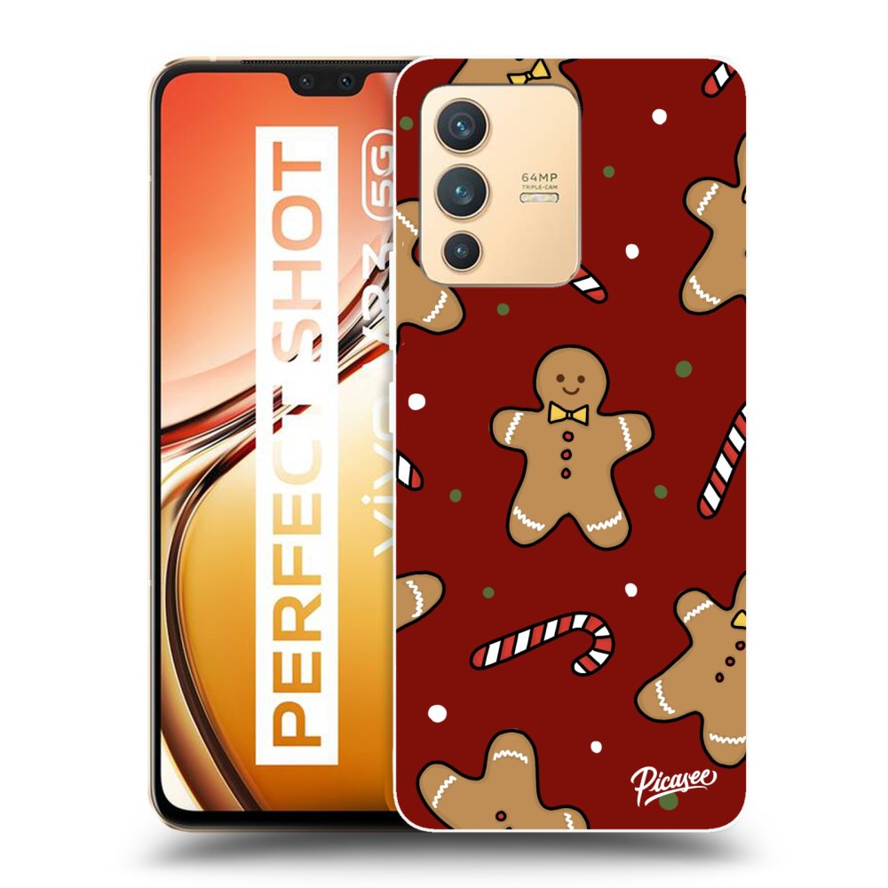 Picasee silikónový prehľadný obal pre Vivo V23 5G - Gingerbread 2