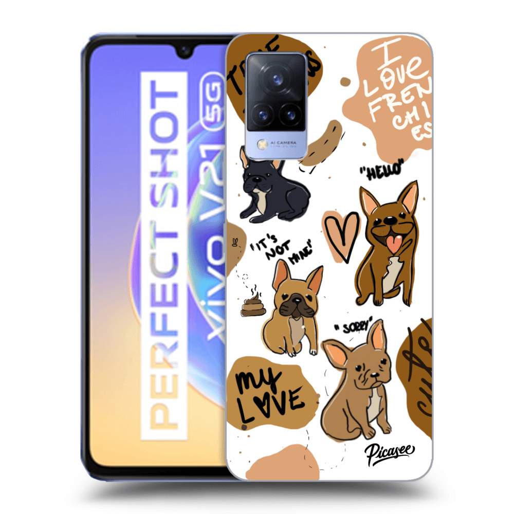 Picasee ULTIMATE CASE pro Vivo V21 5G - Frenchies