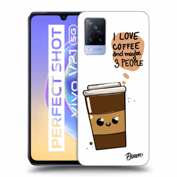 Obal pre Vivo V21 5G - Cute coffee