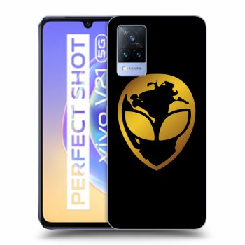 Obal pre Vivo V21 5G - EARTH - Gold Alien 3.0