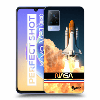 Picasee silikónový prehľadný obal pre Vivo V21 5G - Space Shuttle