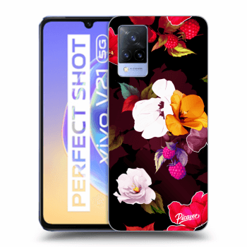 Obal pre Vivo V21 5G - Flowers and Berries
