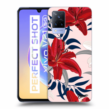 Obal pre Vivo V21 5G - Red Lily