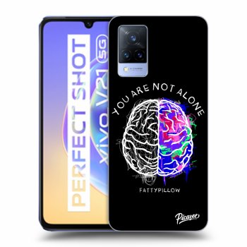 Obal pre Vivo V21 5G - Brain - White