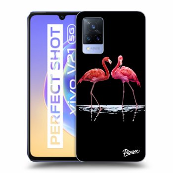 Obal pre Vivo V21 5G - Flamingos couple