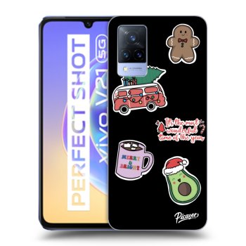 Picasee ULTIMATE CASE pro Vivo V21 5G - Christmas Stickers