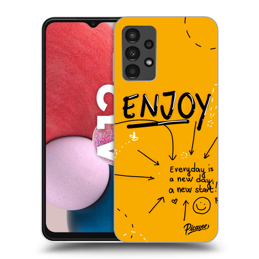 Picasee silikónový čierny obal pre Samsung Galaxy A13 4G A135 - Enjoy