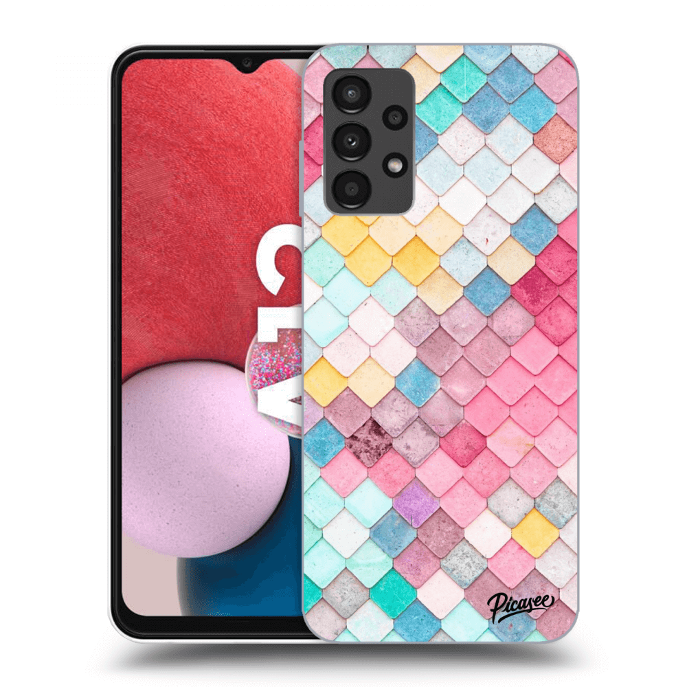 Picasee silikónový prehľadný obal pre Samsung Galaxy A13 4G A135 - Farebná strecha
