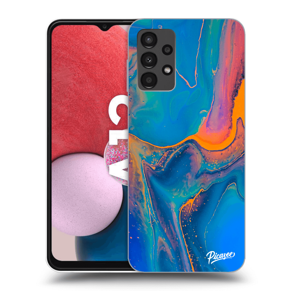 Picasee silikónový prehľadný obal pre Samsung Galaxy A13 4G A135 - Rainbow