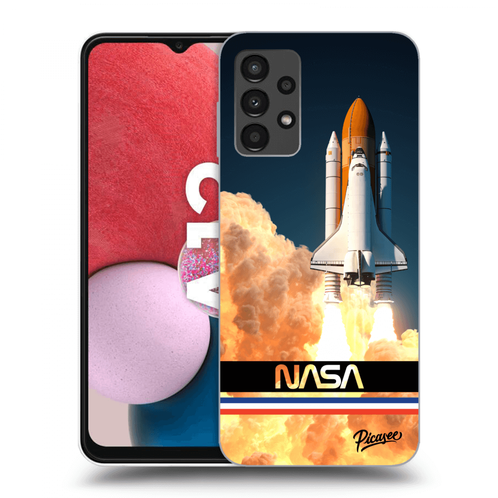 Picasee silikónový prehľadný obal pre Samsung Galaxy A13 4G A135 - Space Shuttle