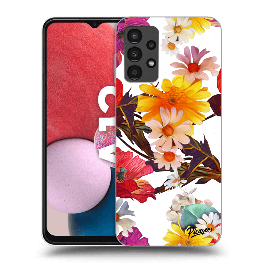 Picasee silikónový čierny obal pre Samsung Galaxy A13 4G A135 - Meadow