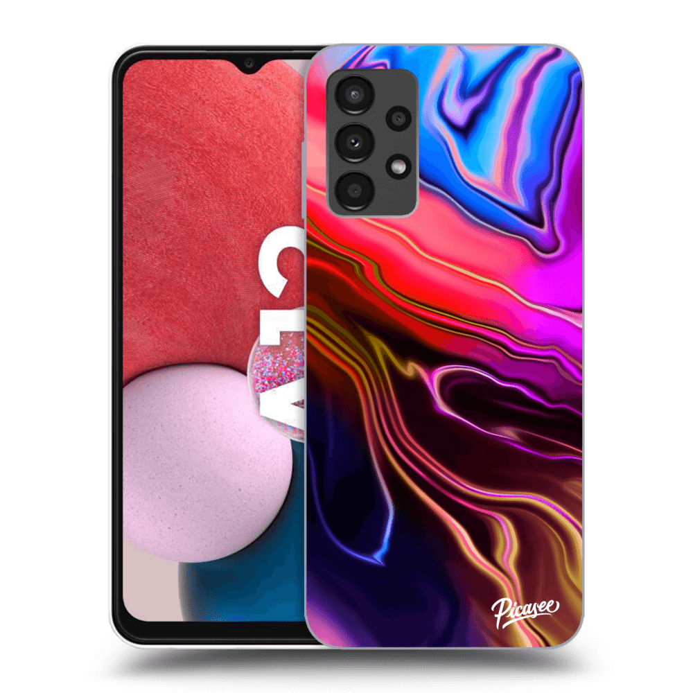 Picasee silikónový prehľadný obal pre Samsung Galaxy A13 4G A135 - Electric