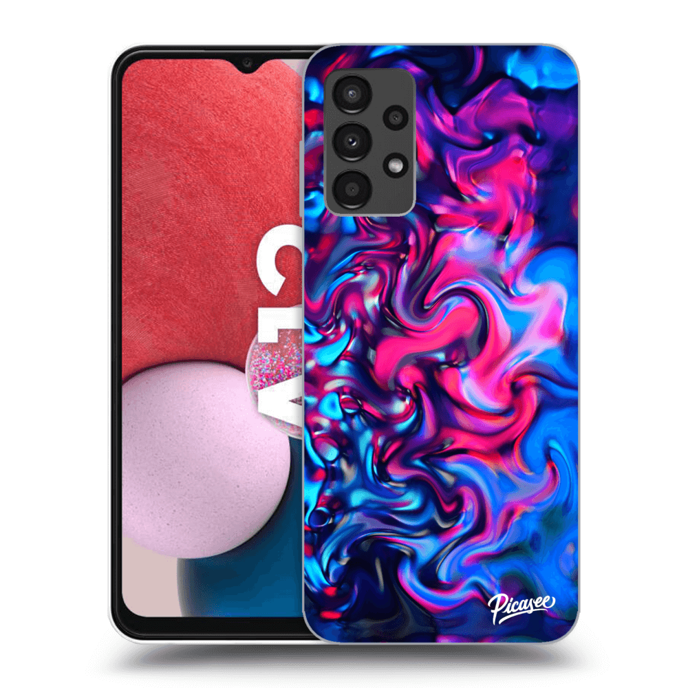 Picasee silikónový prehľadný obal pre Samsung Galaxy A13 4G A135 - Redlight