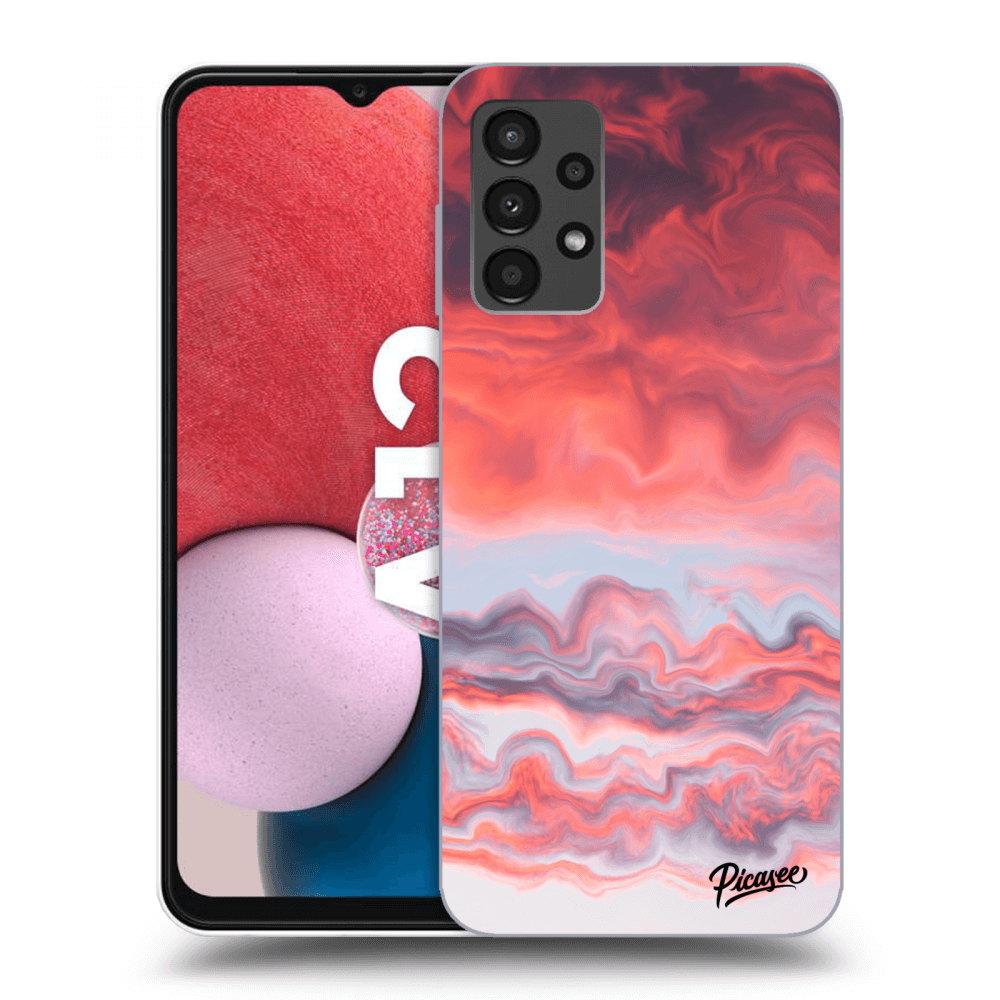 Picasee silikónový čierny obal pre Samsung Galaxy A13 4G A135 - Sunset